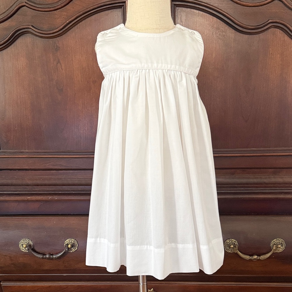 Petit Ami White Heirloom Dress 24M Baptism Christening Flower Girl Portrait